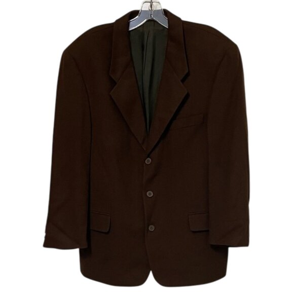 Lee Appleby Brown Wool and Cashmere Blazer Mens Size 40s - Picture 1 of 9